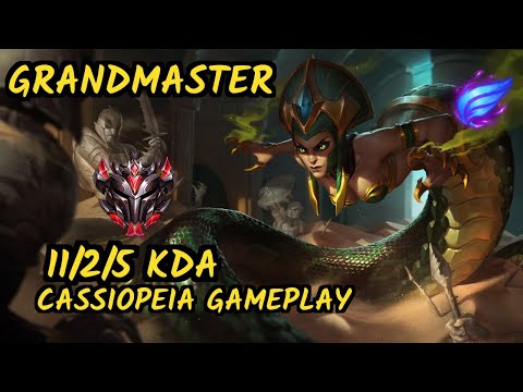 Milica (CASSIOPEIA) vs RYZE - 11/2/5 KDA MID GAMEPLAY - EUW Ranked GRANDMASTER
