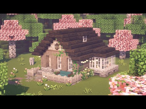 Aesthetic Minecraft | Tiny House (Relaxing Video)