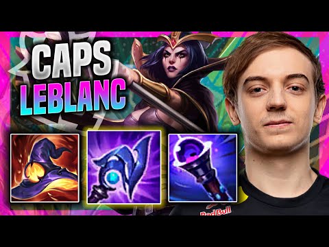 CAPS IS A GOD WITH LEBLANC! - G2 Caps Plays LeBlanc MID vs Akali! | Season 11