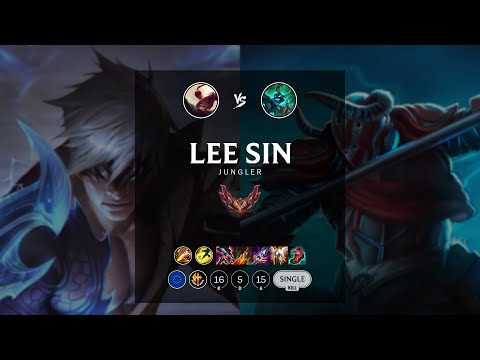 Lee Sin Jungle vs Hecarim - EUW Grandmaster Patch 12.16