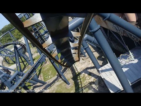 Batman: The Ride Front Row (HD POV) Six Flags St. Louis