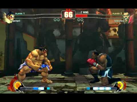 SF4 - Balrog vs E.Honda