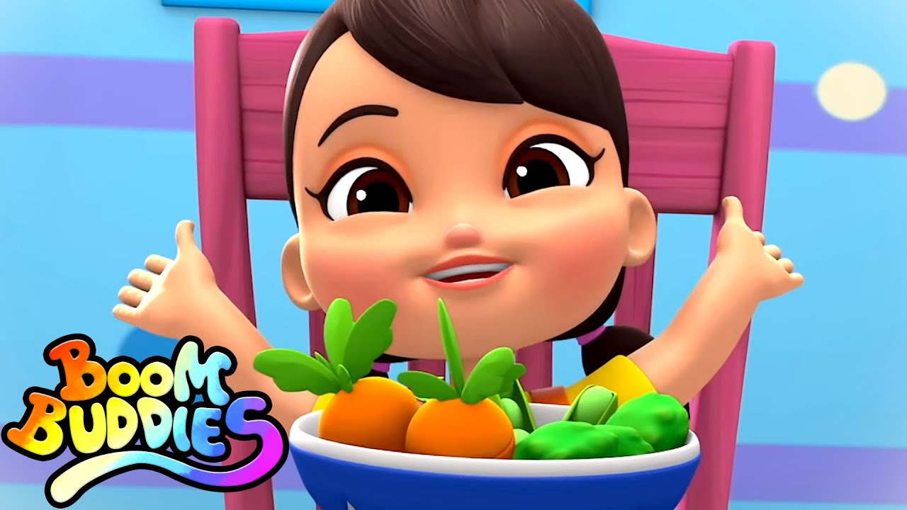 Canción vegetal | Rimas para niños | Boom Buddies Español | Educación | Dibujos animados