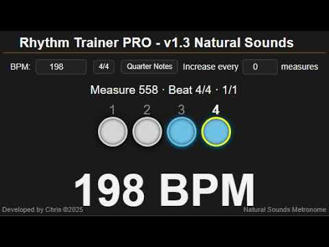 Metronome 198 BPM