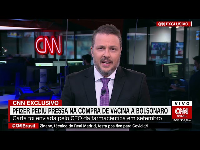 Em carta, CEO mundial da Pfizer pediu a Bolsonaro pressa na compra de vacinas