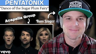 BASS SINGER hears &quot;Dance of the Sugar Plum Fairy&quot; for the 1st time! REACTION &amp; ANALYSIS | Pentatonix