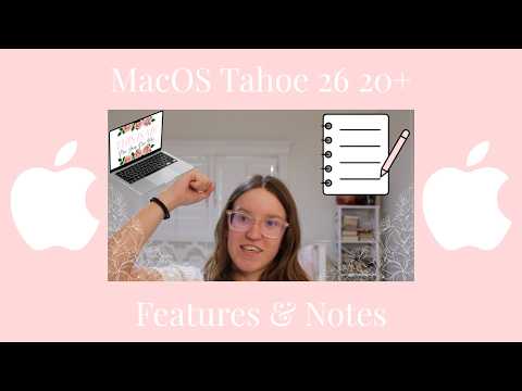 PART 3/5 OF APPLE NOTES ~ 10/9/25 ~ MacOS 26 20+ Features & Notes!