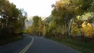 Aspen Area Fall Drive: Castle Creek Road Out & Back - Dashcam