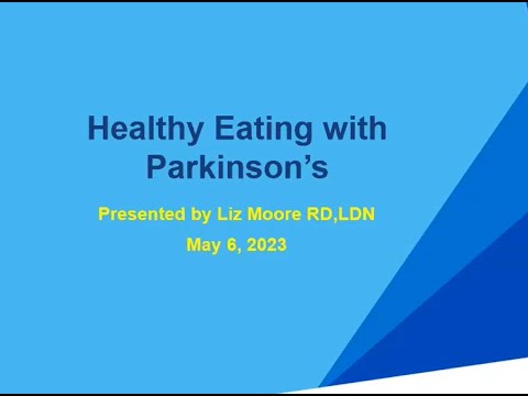 Eating Healthy With Parkinson's