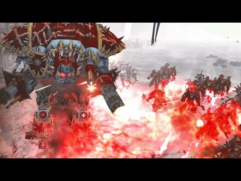 Unification Mod | World Eaters & Word Bearers vs Ultramarines! - Survival / Dawn of War: Soulstorm