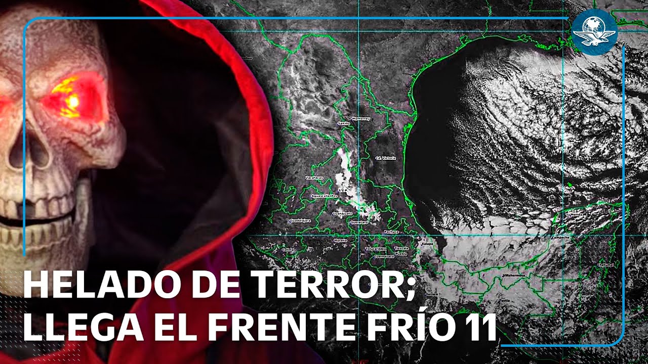 Temblarás de miedo por las bajas temperaturas; frente frío llega a México este Halloween