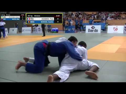 Judo MD 2019  GNAMIEN, FRA   MARIAN , MDA , B/M  Junior European Judo Cup Paks, HUN