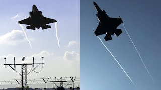 🤯 🍌 EARGASMIC F-35A Jets Blasting Over and CLIMBING HARD!!