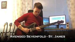 Avenged Sevenfold - St. James (Guitar Cover + All Solos)