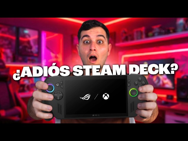 ASUS ROG XBOX Ally X RC73XA-NH011W Consola Portátil 7" AMD Ryzen Z2 AI Extreme 24GB 1TB SSD W11 Negra video