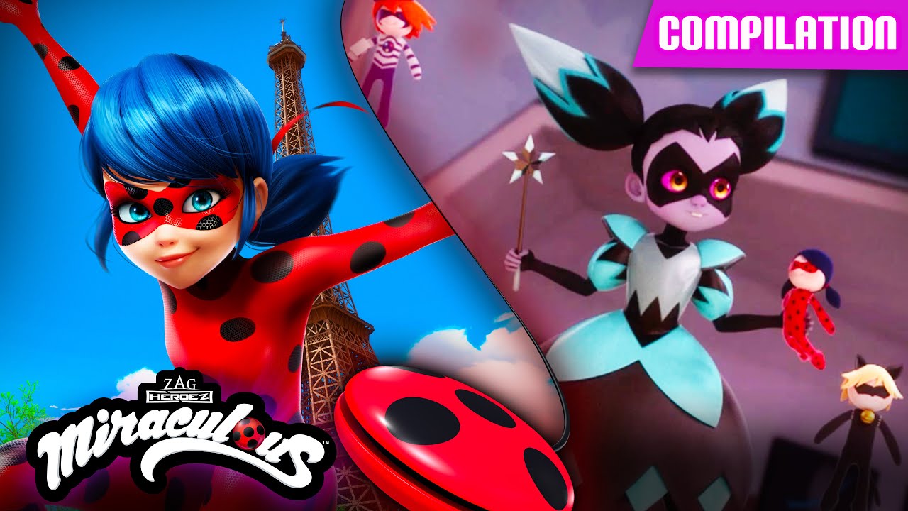 MIRACULOUS | 🐞 Compilation 3 🐾 FULL EPISODES ▶️ [The Puppeteer - Reflekta - Antibug] Season 1