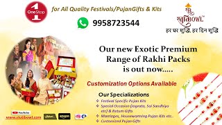 Rakhi Gift Packs (Unique  Bhaiya Bhabhi Packs)  for customization #paidpromotions #rakshabandhan