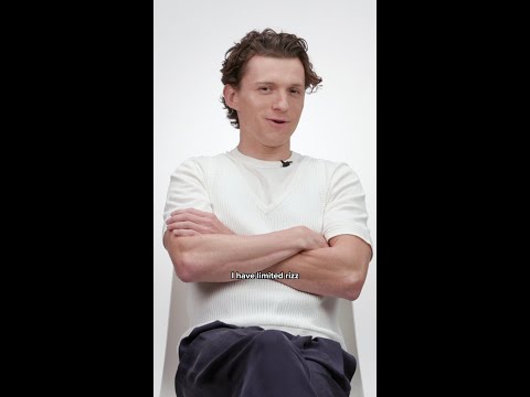 Tom Holland doesn't need rizz. he plays the long game #shorts thumnail