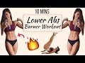 10 Min Intense Lower Ab Workout BURN BELLY FAT No Equipment