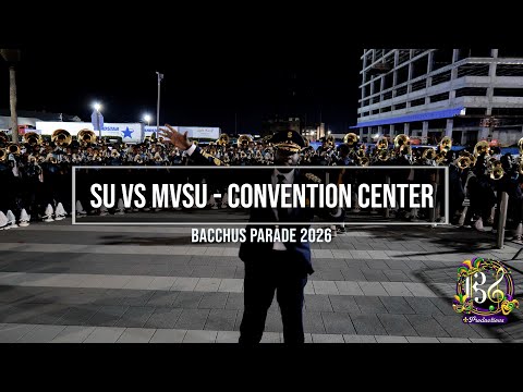 End of parade!!! Southern University vs Mississippi Valley State University - Bacchus Parade - 2026