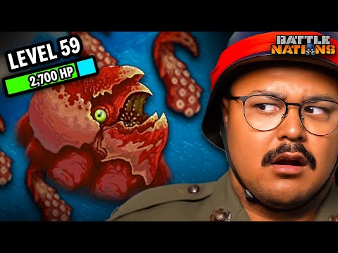 How To Beat The Kraken in BATTLE NATIONS (Free To Play)