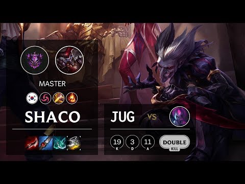 Shaco Jungle vs Evelynn - KR Master Patch 10.11