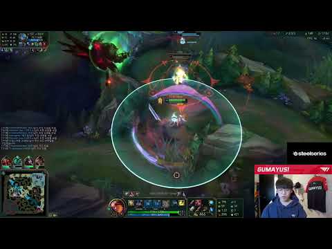 T1 Gumayusi Samira Triple Kill (Stream Highlight)