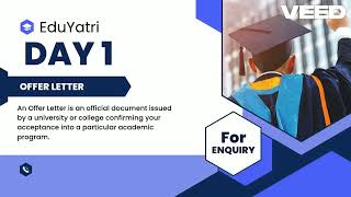 Day 1: Offer Letter Explained | Study Abroad Process | EduYatri Global