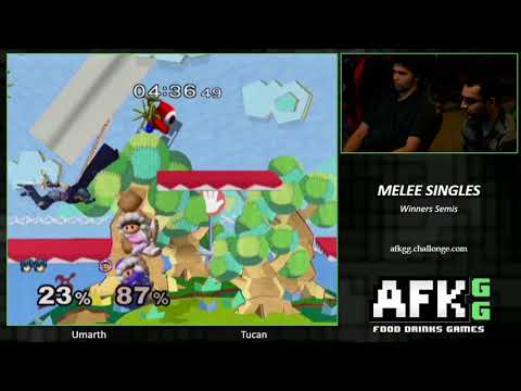 Melee - Umarth (Marth) vs Tucan (Ice Climbers) - Winners Semis at AFKgg 4