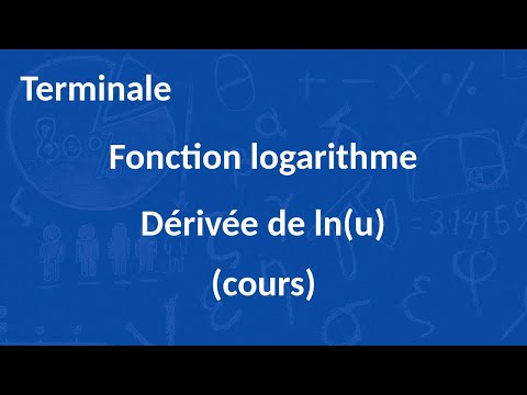 Terminale S - Fonction logarithme - Dérivée de ln(u) (cours)