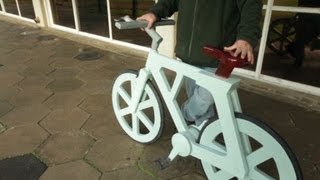 How to make a cardboard bike