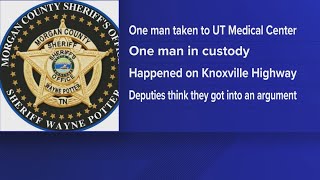 One person hospitalized, another detained after shooting in Morgan County