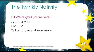 The Twinkly Nativity Compilation by Out of the Ark Music (Words On Screen™ Lyric Video)