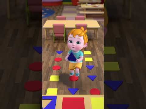 Triangle Square & Circle | Shapes for kids | Nursery Rhymes & Toddler Songs | NuNu Tv  #childrensong