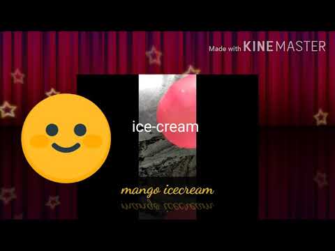 How to make mango ice-cream , very super easy, from real fruit juice......😁😁😁