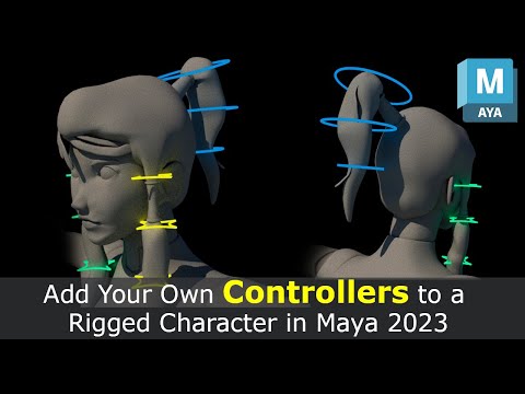 Add Your Own Controllers/Influences to a Rigged Character in Maya 2023