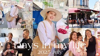 Paris vlog♡娘人生初のヘアカット、パリのオススメアクセサリー、マルシェでのお買い物、OOTD、etc...✨