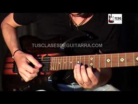 Como tocar Sweet Child O' Mine - Guns N' Roses - Solo 3!!! (parte 2) Clase de guitarra tutorial TCDG