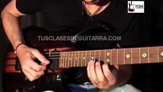 Como tocar Sweet Child O' Mine - Guns N' Roses - Solo 3!!! (parte 2) Clase de guitarra tutorial TCDG