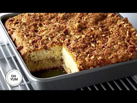 Professional Baker Teaches You How To Make COFFEE CAKE!