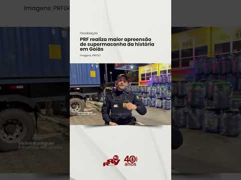 PRF realiza maior apreensão de supermaconha da história em Goiás