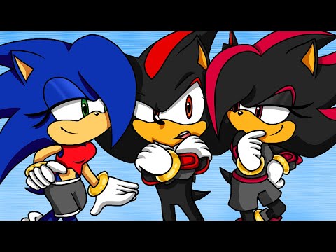 SONICA AND SHADINA KISSES SHADOW!! - [Sonic Comic Dub Compilation]
