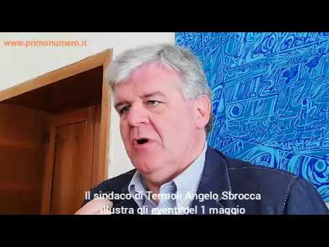 Il sindaco Angelo Sbrocca illustra l’evento del 1 maggio