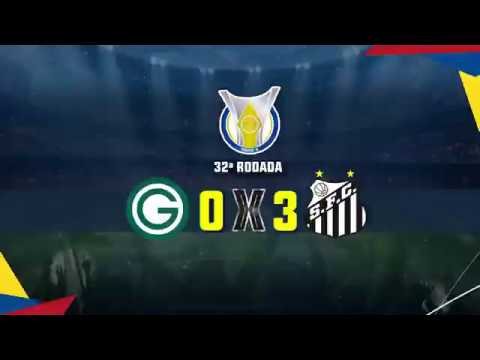 Gols de Goiás 0 x 3 Santos, Brasileirão 2019