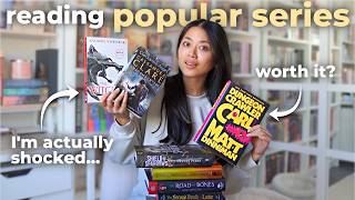 reading POPULAR SERIES for a week ⭐️ (worth it, or overhyped?) 📚