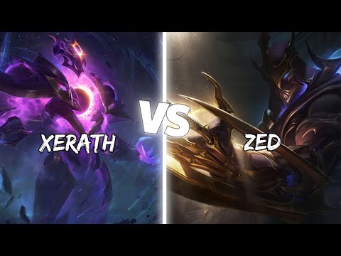 Xerath vs Zed | Mid Lane Gameplay | League of Legends Season 2 2025