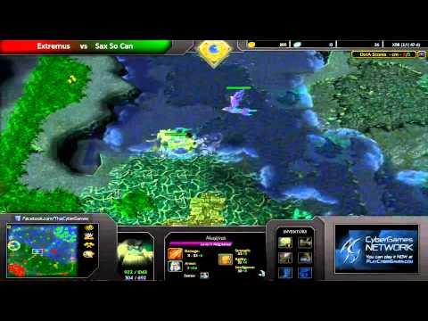 CGnetworkTV CB DotA Qulaify 2013 -  Extremus vs Sax So Can