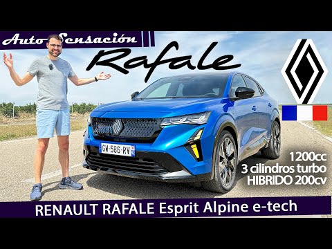 Prueba Renault RAFALE esprit Alpine E-Tech 2024 review . El SUV-Coupe tope de gama de Renault.