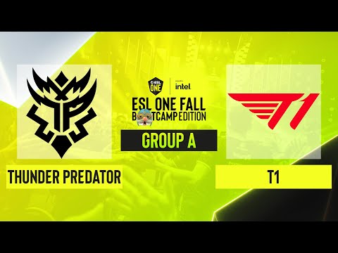 Dota2 - T1 vs. Thunder Predator - Game 2 - ESL One Fall 2021 - Group A