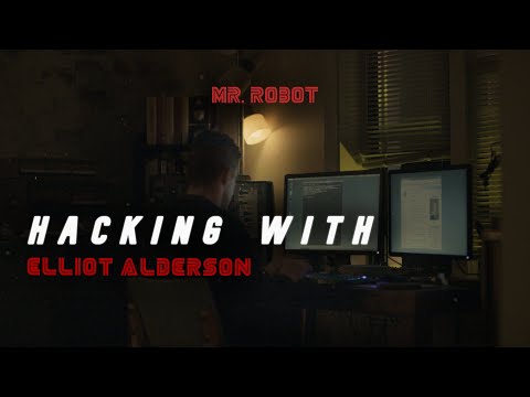 Hacking with Elliot Alderson ‍⌨️ Mr. Robot 🖥️ |  Typing, soundtrack
